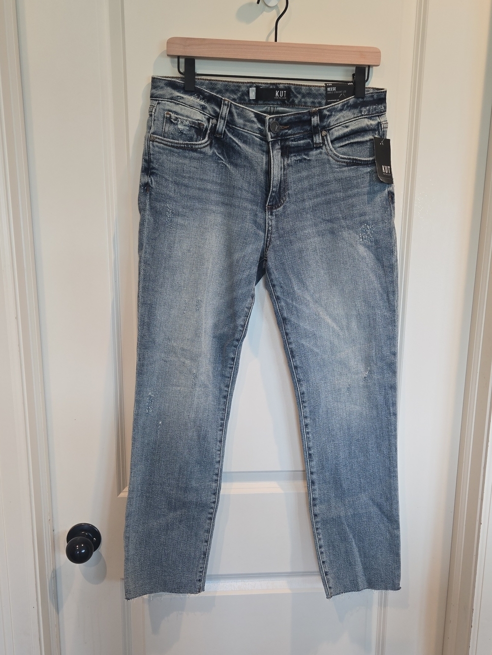 Kut from the Kloth Reese Ankle Straight Leg Jeans